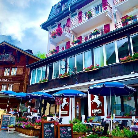 Hotel Weisses Roessli à Loèche-les-Bains Extérieur photo