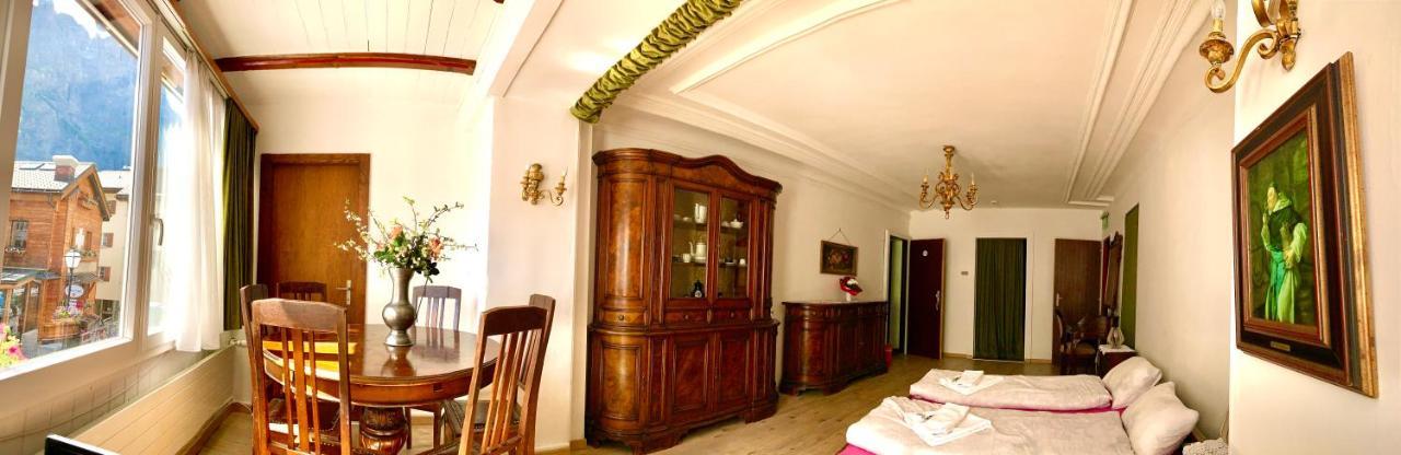 Hotel Weisses Roessli à Loèche-les-Bains Extérieur photo